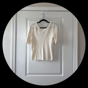 Banana Republic Factory Snow Day Tie Back Hip Length Sweater Size Small